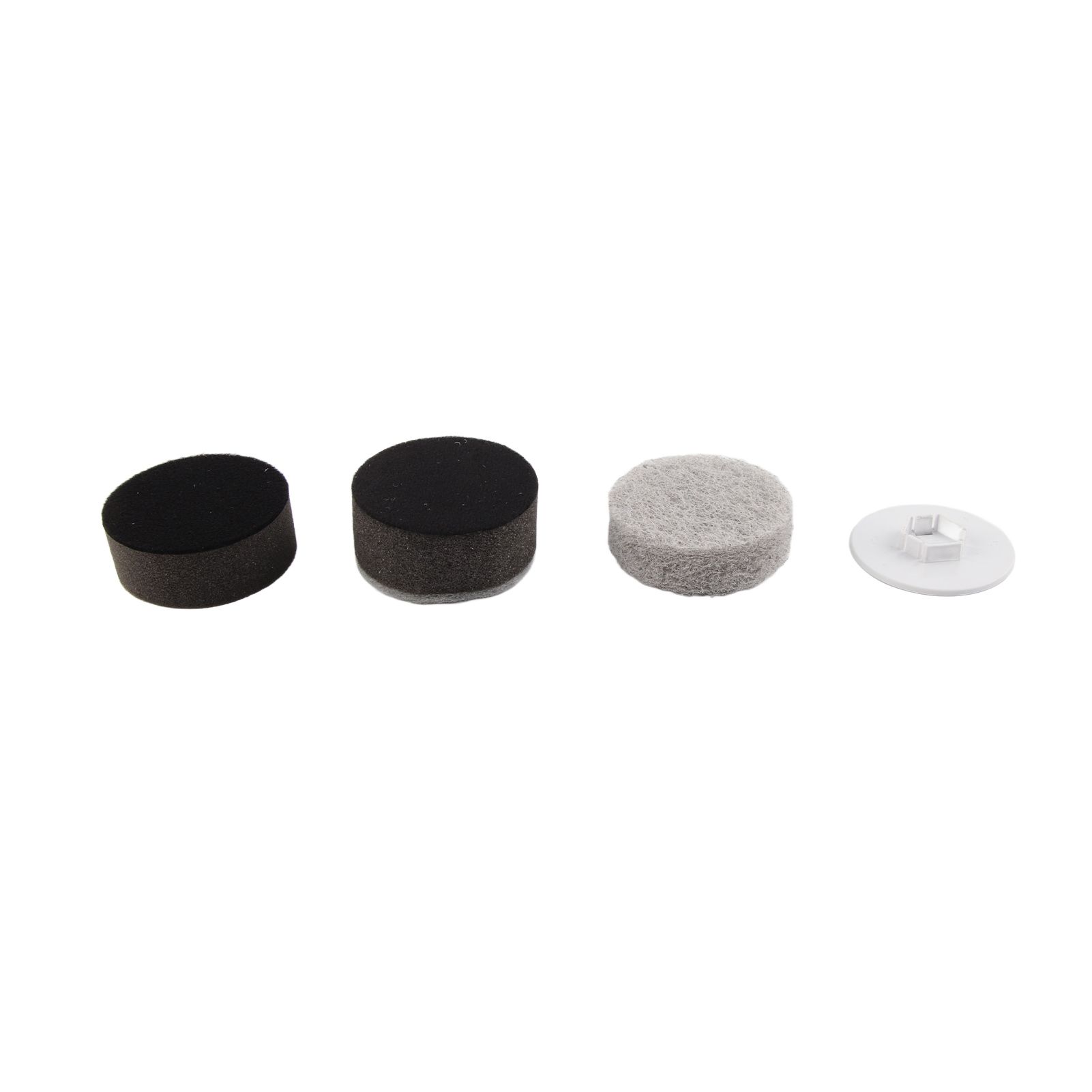 3PCS Electric Spin Scrubber Head Cordless Cleaning Scrubber Brush Head for Replacement Coarse Fiber, Sponge, Cleaning Cloth, Base