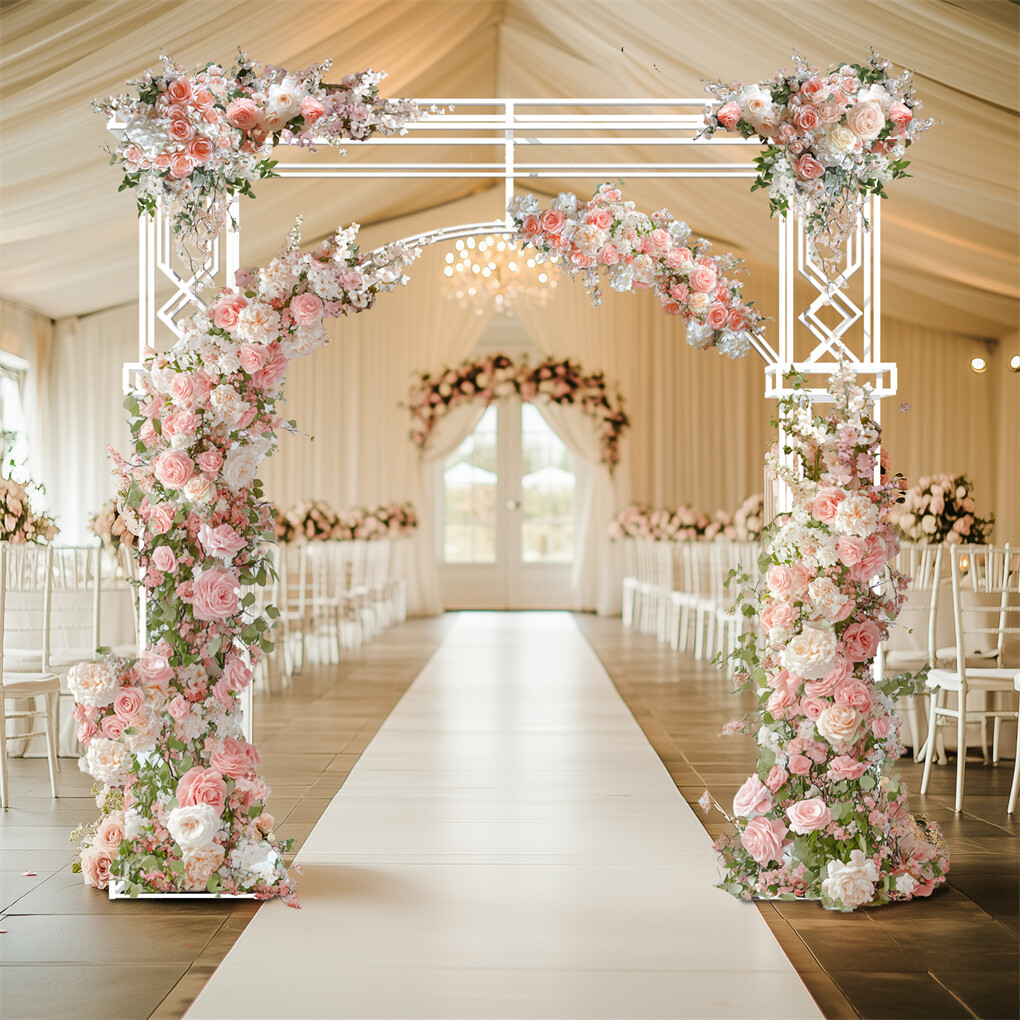 Fin 2.5M Oversized Metal Wedding Arch Stand Proposal Birthday Party Banquet Decor โ image 3