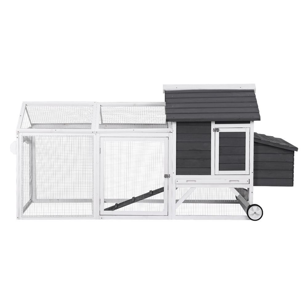 i.Pet Chicken Coop Rabbit Hutch Extra Large Wooden Run Bunny Cage House Outdoor — image 3