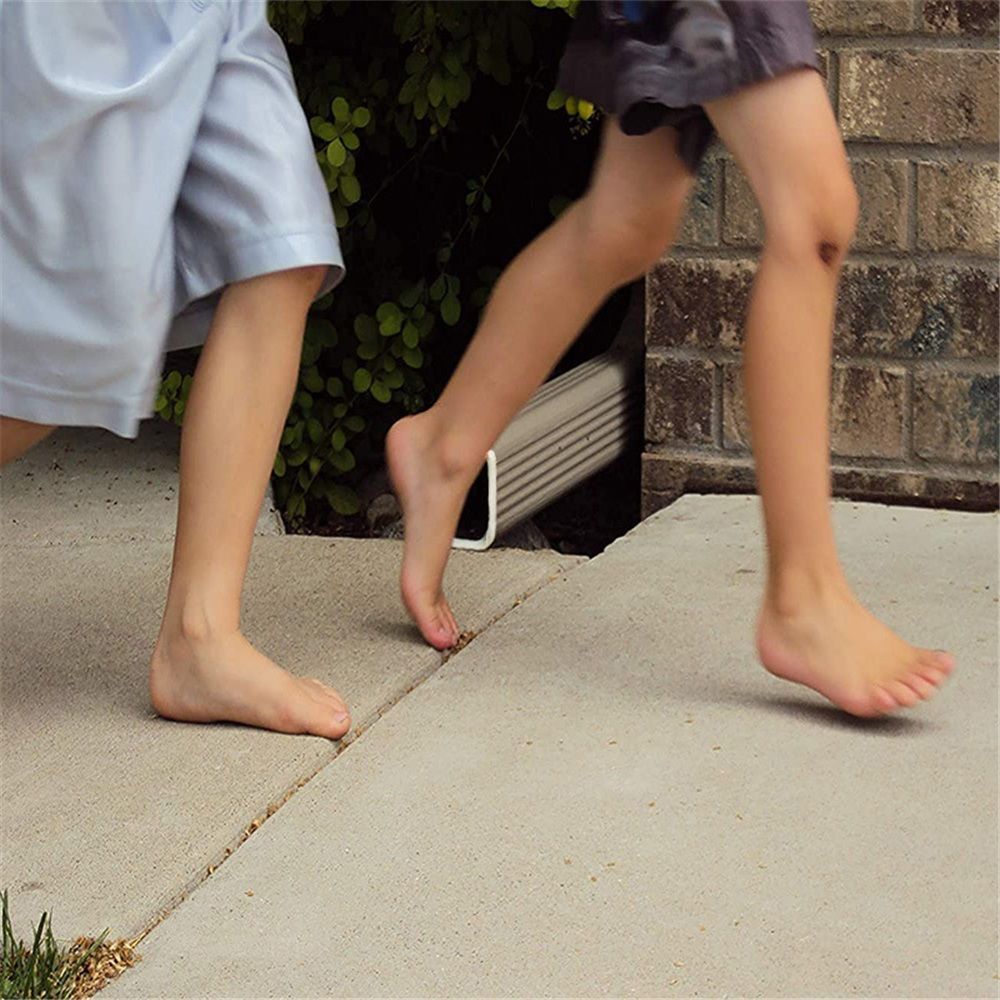 Downspout Safety Cap | 3"x4" Downspout Cover | Covers Sharp Edges, Protects Kids & Pets | 2 Pack White — image 3