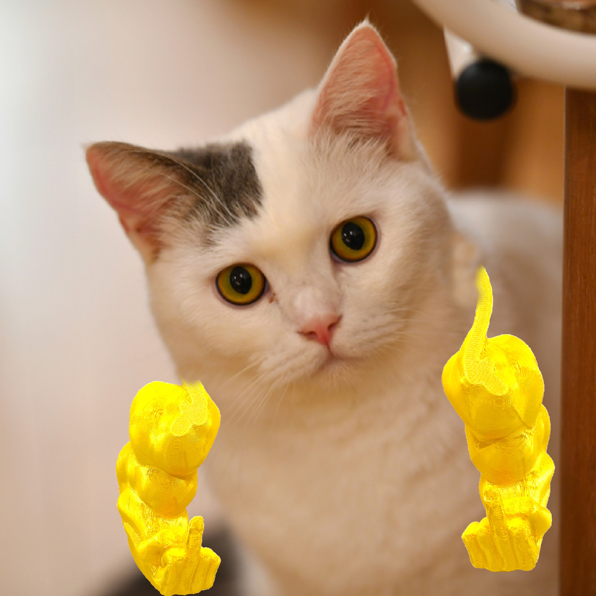2pc Hilarious Muscle Arm Pet Costume Prop - Funny Novelty Arms for Cats & Small Dogs(red) โ image 5