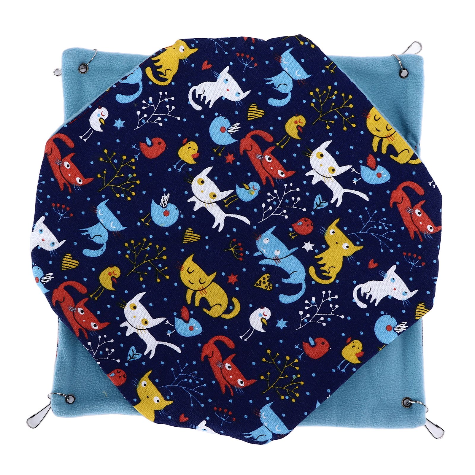 Pet Double Layer Warm Hammock Safe Warm Foldable Hanging Pet Sleeping Bag for Small Pets Hamster โ image 6