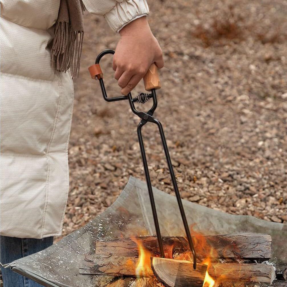 Grabber Fireplace Tongs for Outdoor — image 3