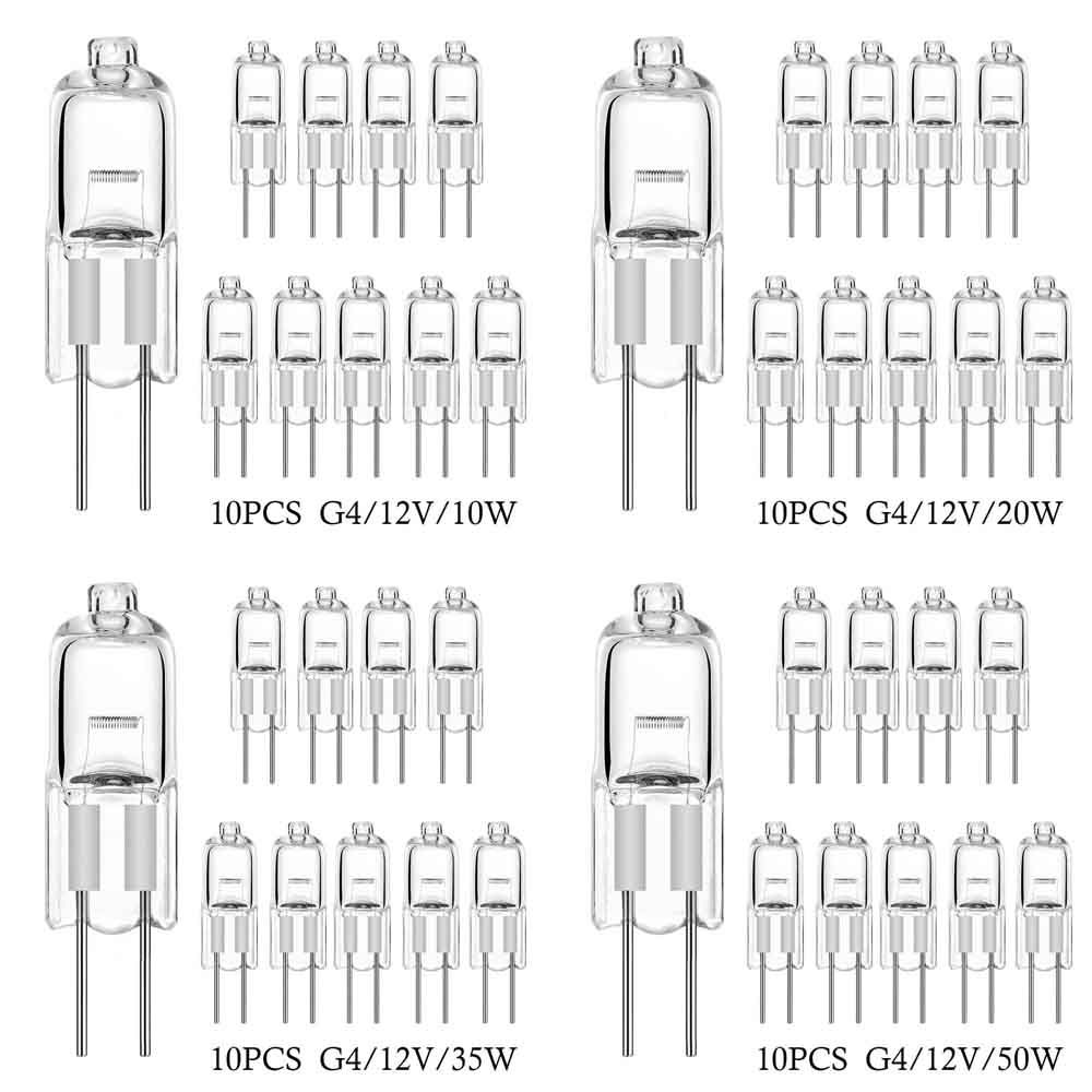 10 pcs Halogen Bulbs Capsule Lamps Lights G4-12V-35W — image 2
