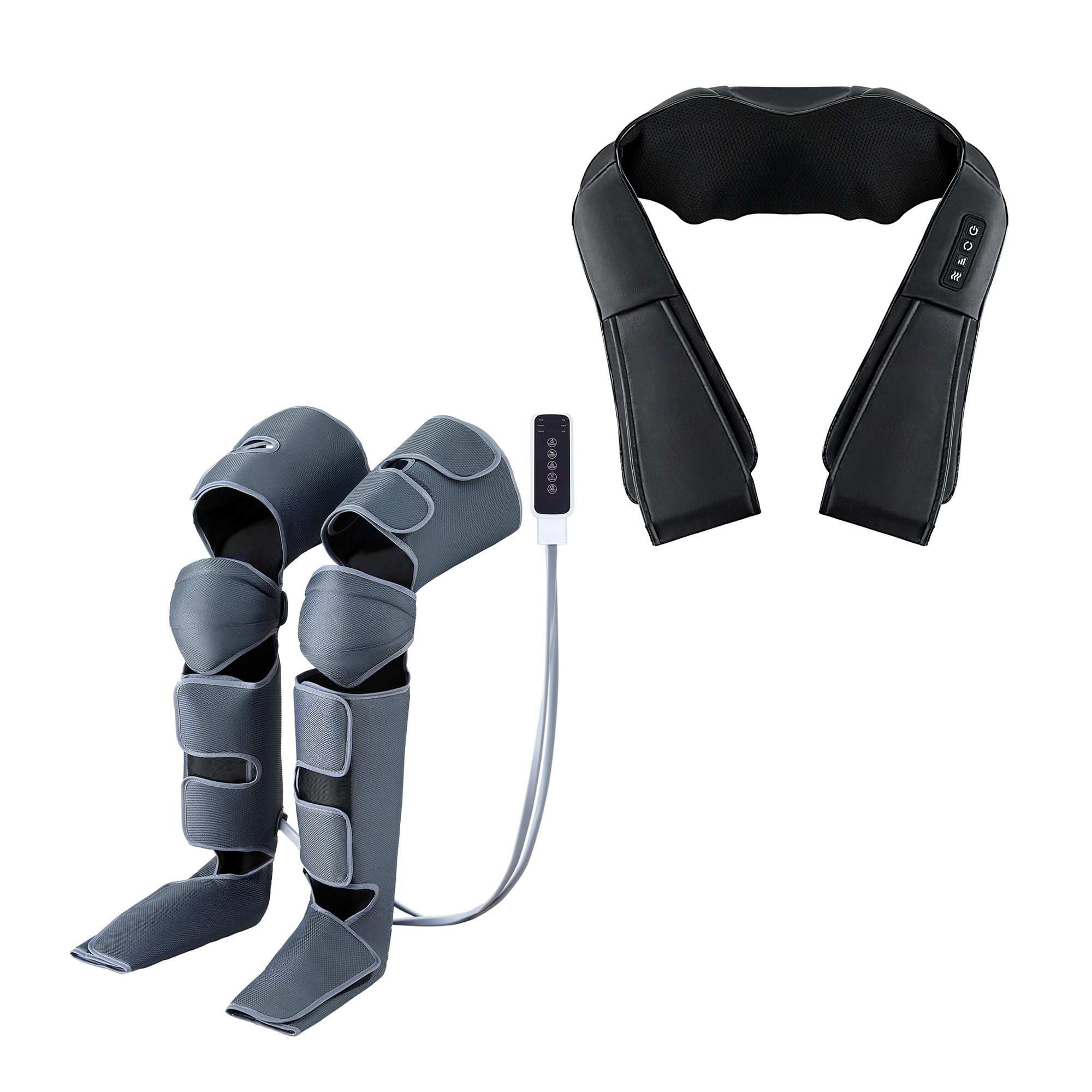Livemor Electric Leg Foot Massager Air Wrap With Shiatsu Neck Massager Heating โ image 2
