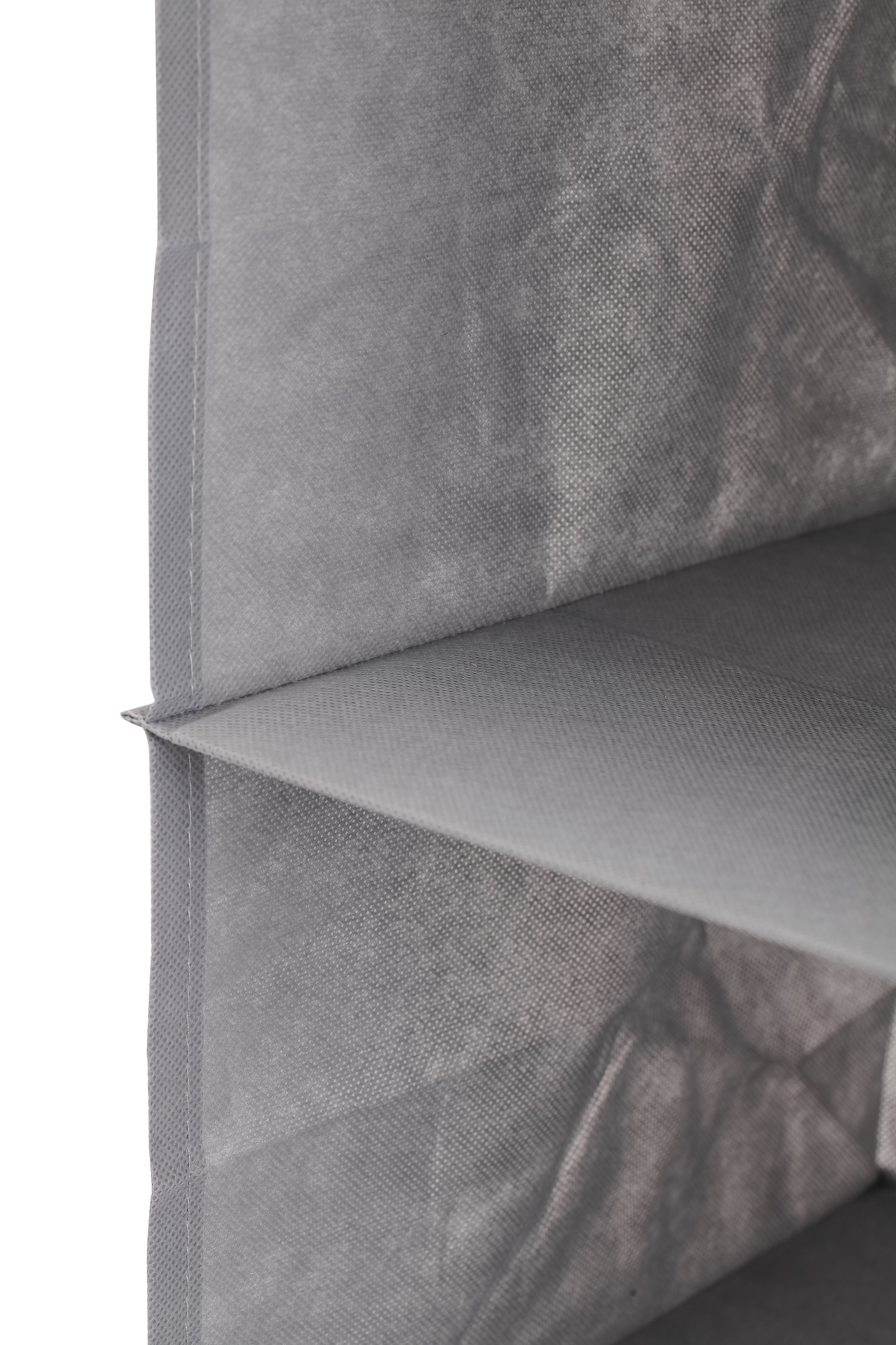 5 Tier Shelf Hanging Closet Organizer and Storage for Clothes (Grey) โ image 6