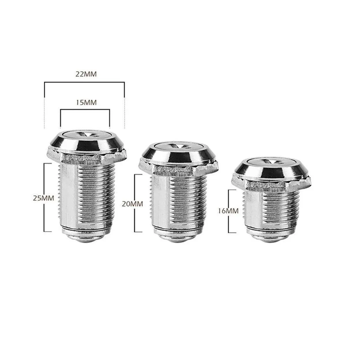 1/5/10pcs File Cabinet Drawer Milk Box Swivel Lock Small Round Security Lock - 20mm-1PC โ image 4