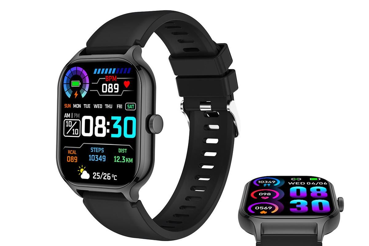 Smart Watches HD Desplay with Bluetooth 59 Sports Modes Heart Rate Sleep Monitor -Black — image 3