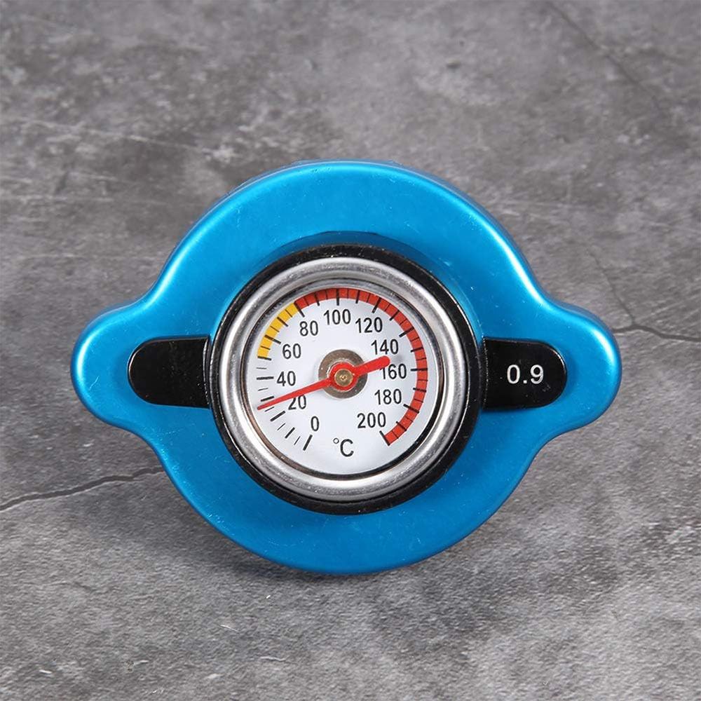 Thermostatic Radiator Cap, Universal Thermostatic Radiator Cap Water Tank Cover Leakproof W/Temperature Gauge(Big head 0.9bar) — image 4