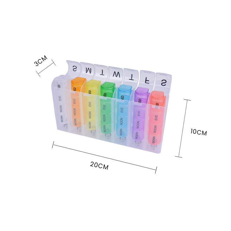 Flightmode 7 Day Travel Pill Box Medicine Organiser with Individual Daily Compartment β image 6