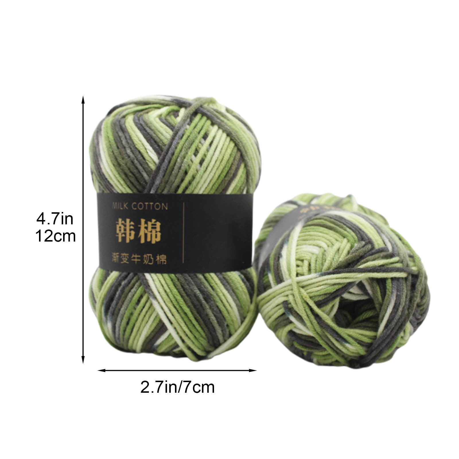 Cotton Yarn - Multicolor Rainbows Yarn,50 gram Skeins,26 Colors Available,7 Strands Of Combed Milk Cotton Crocheting Yarn for Knitting,Crochet,Weaving,Arts & — image 3