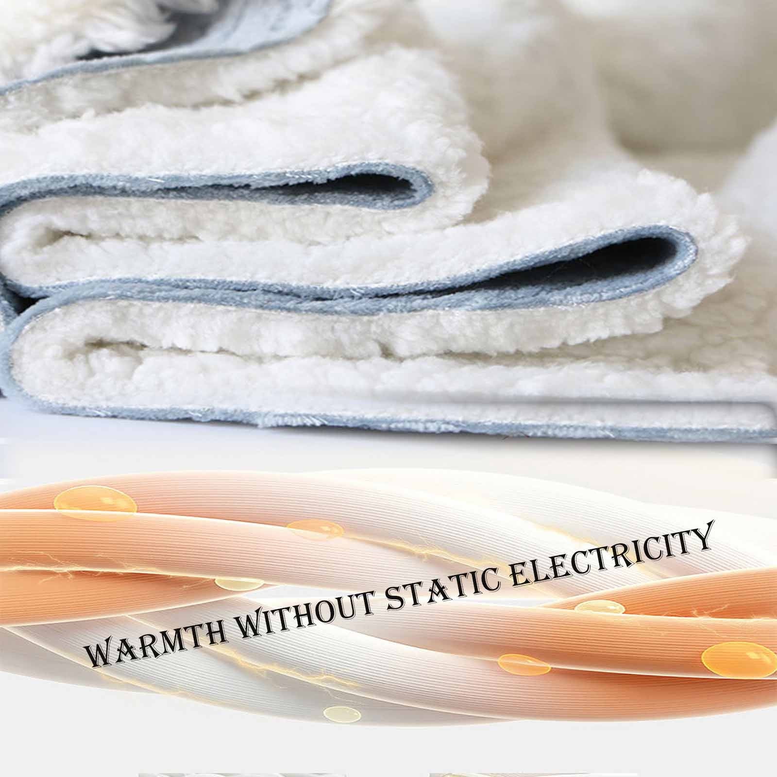 Double-Sided Wearable Blanket, Ultra Soft Flannel Shawl Blanket, Reversible Blanket for Women and Men, Throw Blanket for Home, Travel, Warm Present (31.5×47.2 — image 4