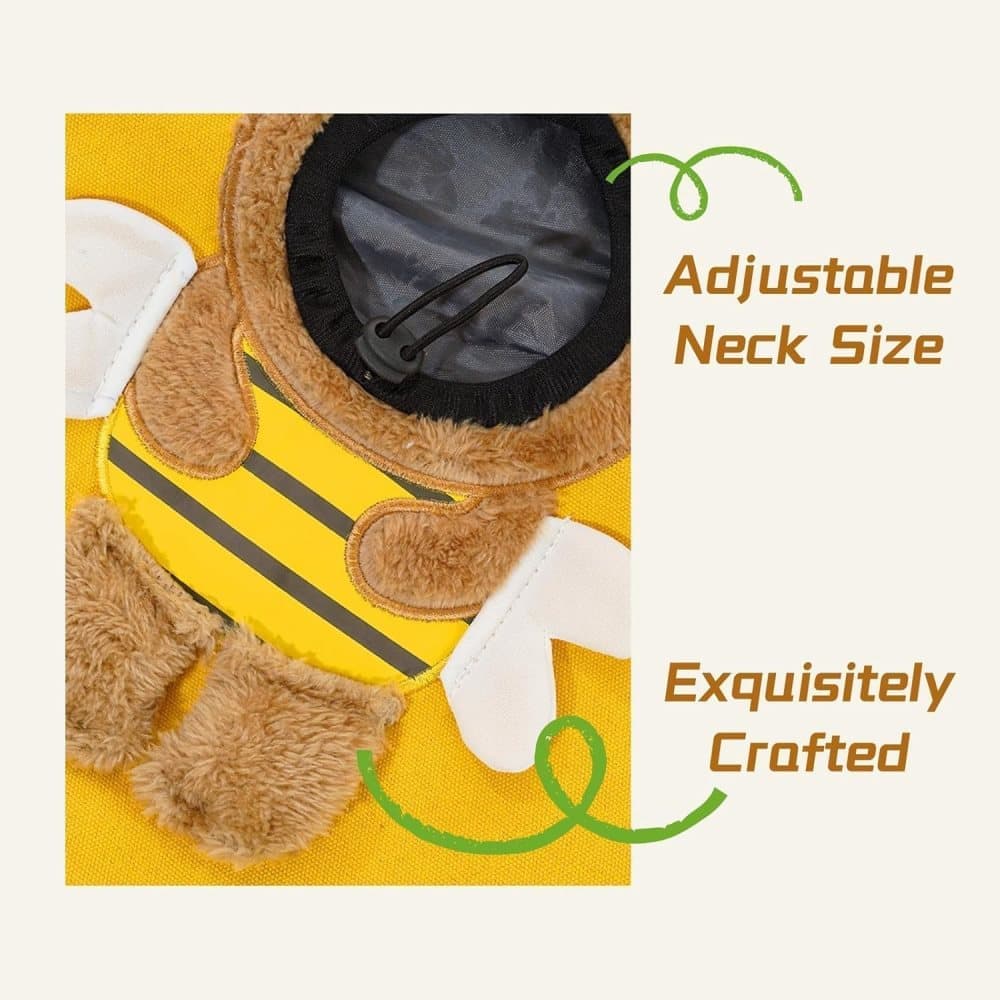 Pet Bag for Small Dogs and Cats, Portable Shoulder Bag with Hands-Free Side Opening, Cat Motif, Yellow, 37x37cm โ image 3