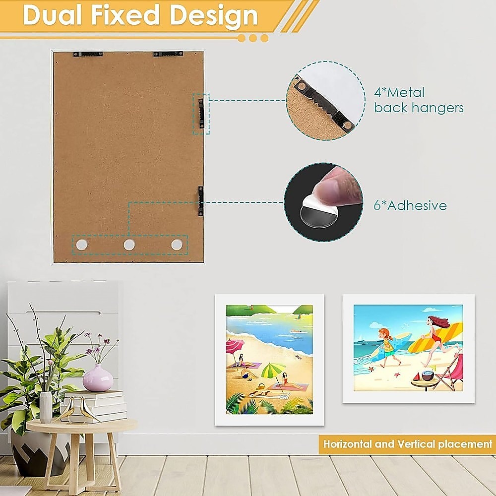 Kids Art Wood Frame Children Art Projects Display Hold 150 Pictures โ image 3