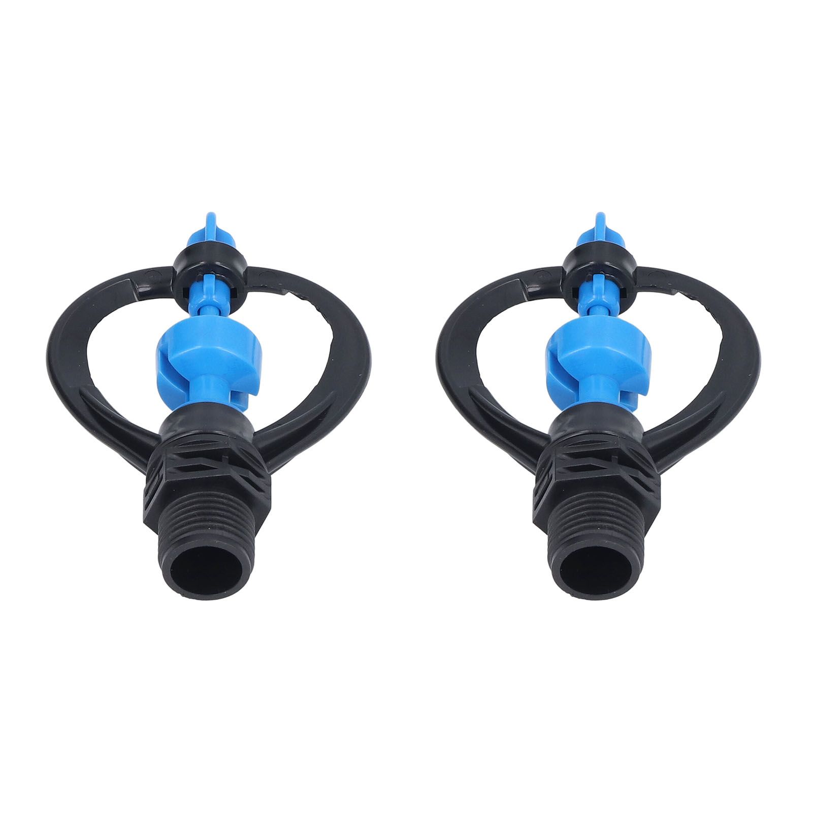 15Pcs Lawn Sprinkler Nozzle G1/2 External Thread 360° Automatic Rotation Mid Range for Lawn Garden Watering IrrigationRound Nozzle — image 6