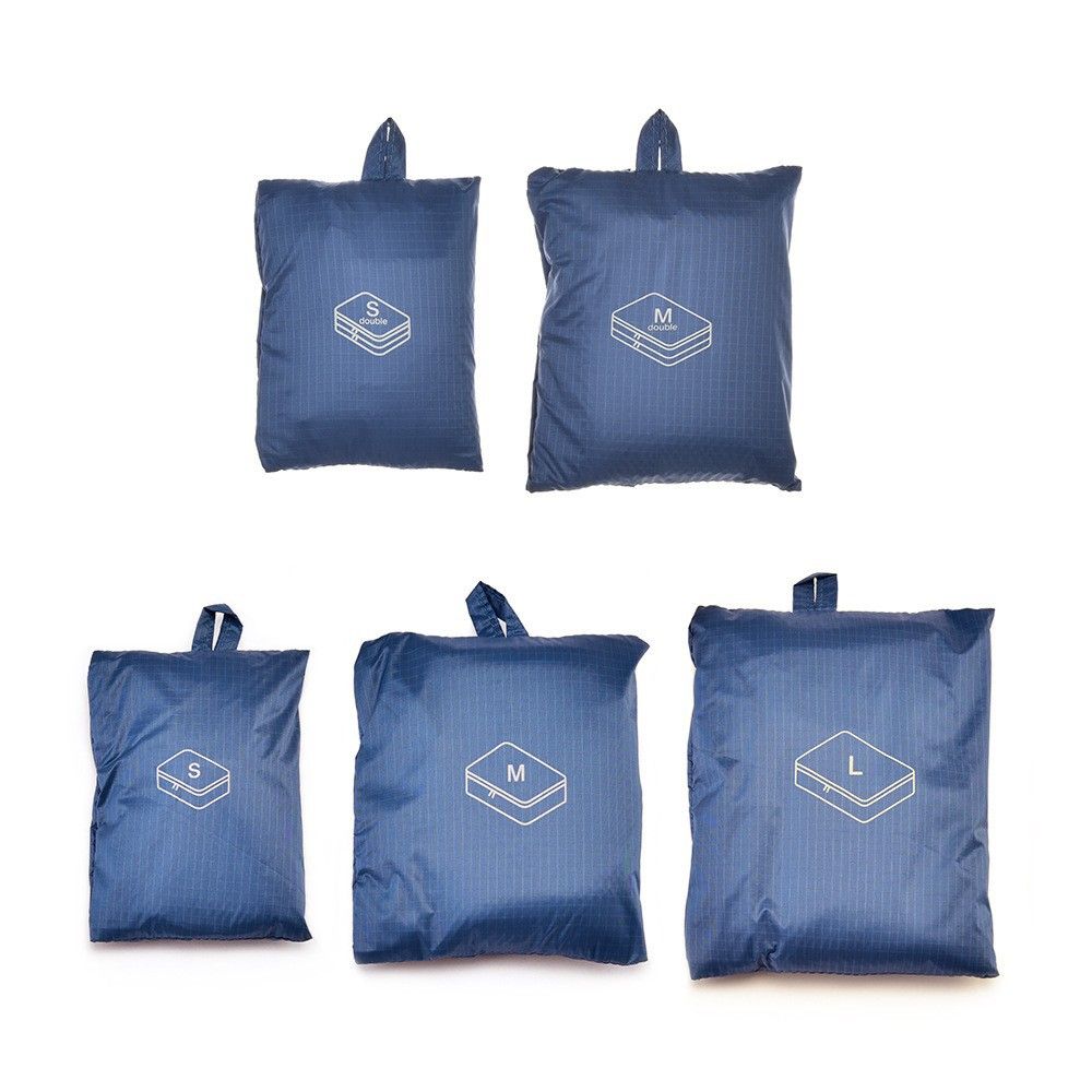 Travel Storage Hanging Bag Polyester Home BS8007 Blue (Double layer) s number (about 26 x20x10cm)