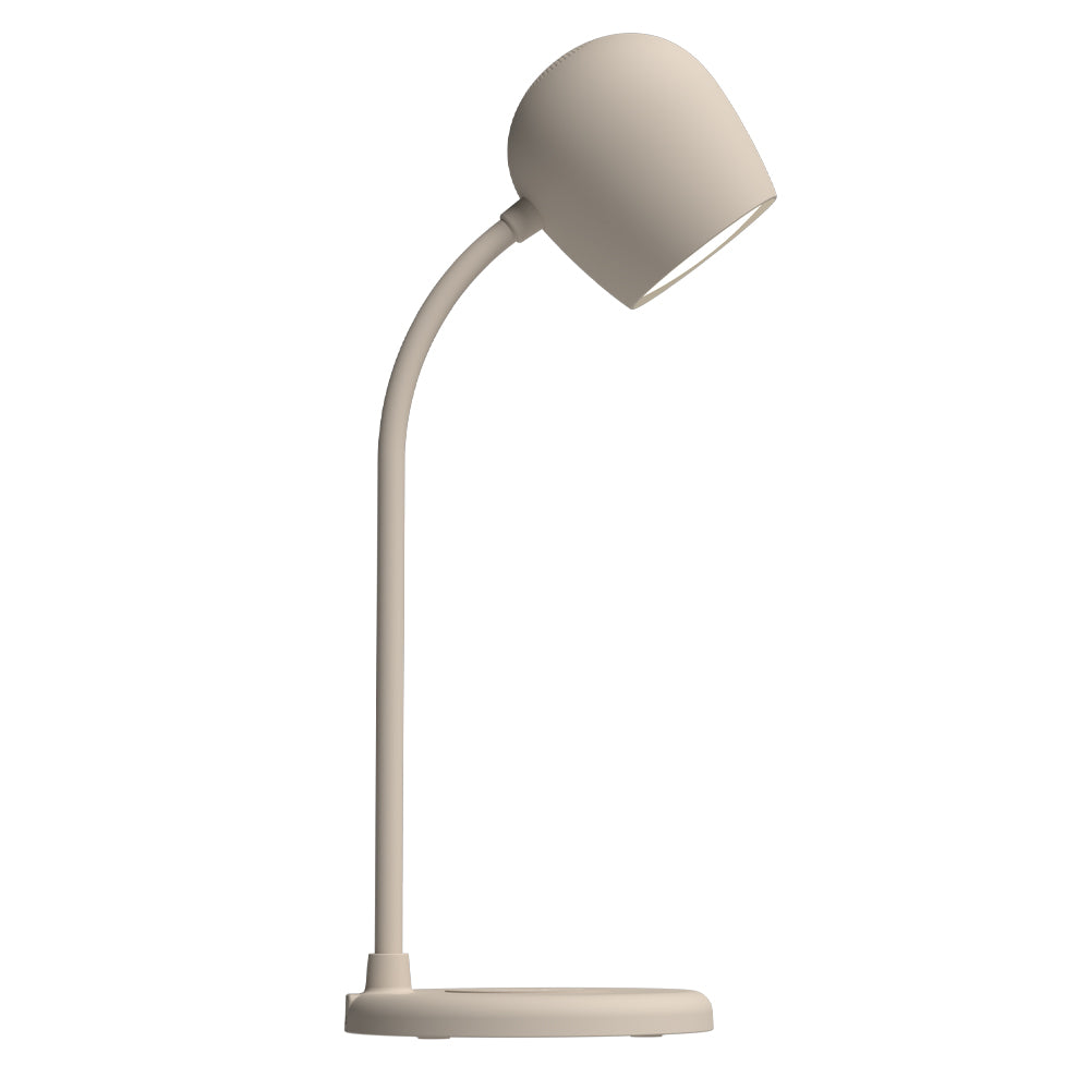 Kreafunk Ellie Lamp W/ Qi Charger And Bluetooth Speaker - Ivory Sand โ image 4