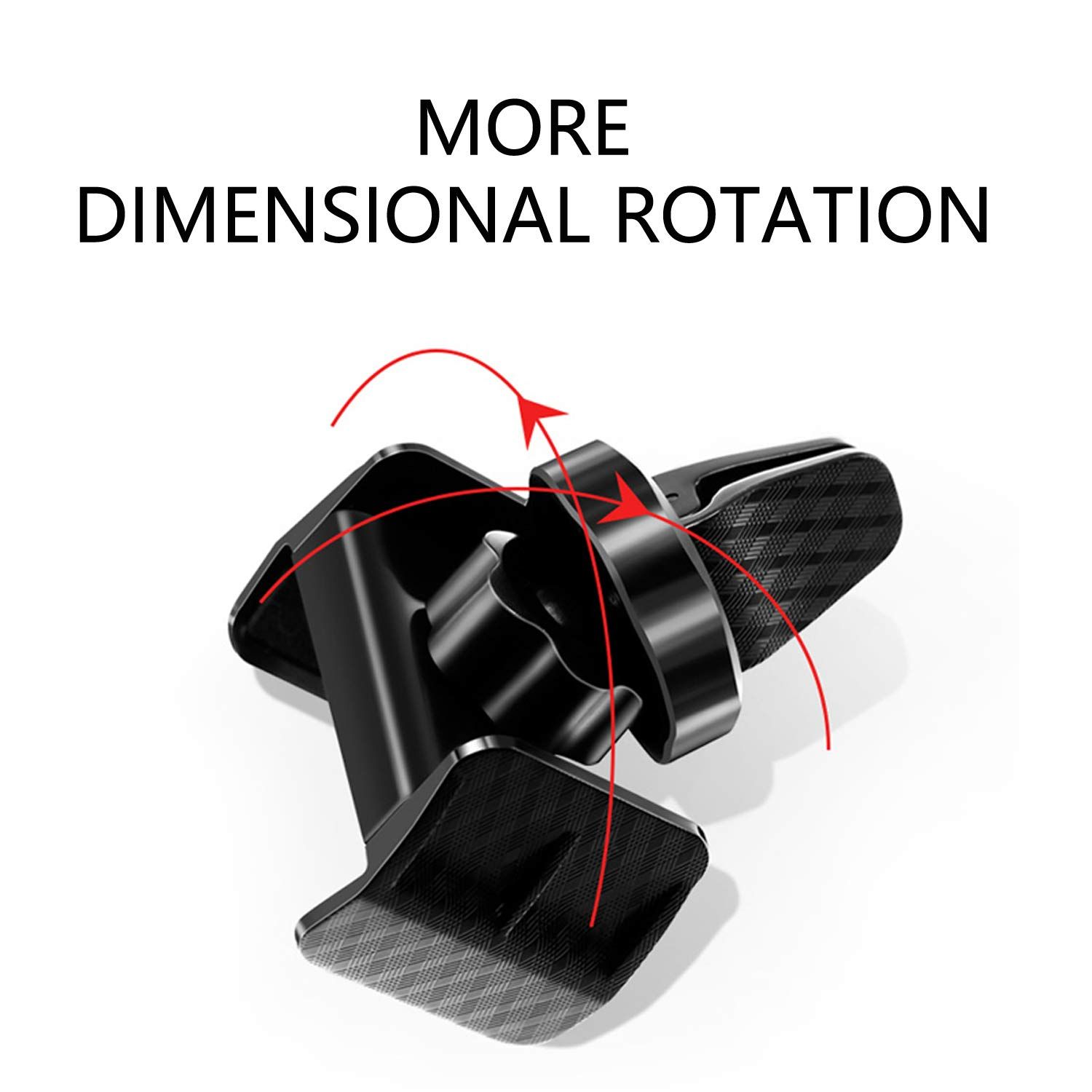 Car Air Vent Mount Phone Holder,Cell Phone Holder for Car, Universal 360 Rotation Car Phone Holder for All Smartphones — image 2