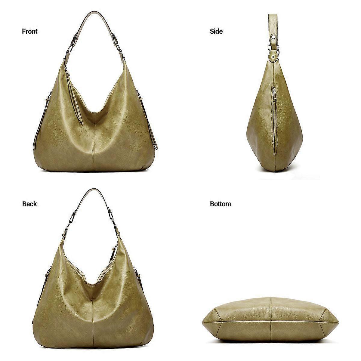Women's Soft Leather Tote Bags 3pcs Fashion Handbag Wallet Shoulder Purse Set โ image 3
