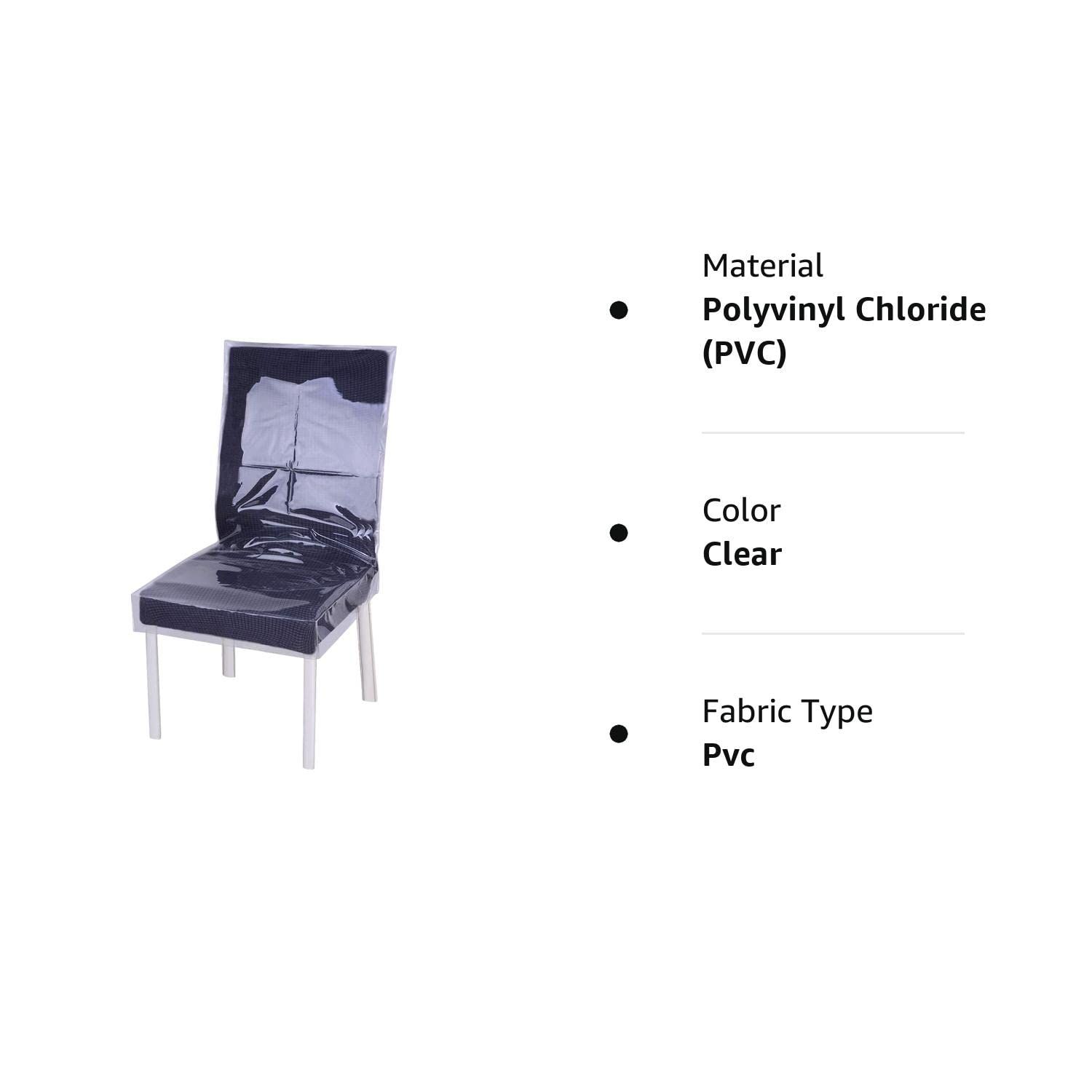 Dinning Chair Plastic Covers-Heavy Duty Clear Slipcovers Seat Protectors Waterproof Covers Your Chairs from Cat Damage โ image 5