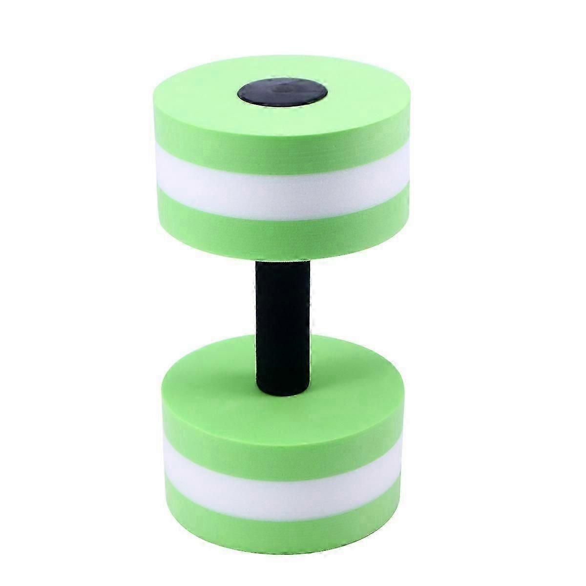 2PCS EVA Water Dumbbells Aquatic Exercise Barbells for Water Aerobics Pool Fitness Resistance Training - Green โ image 5