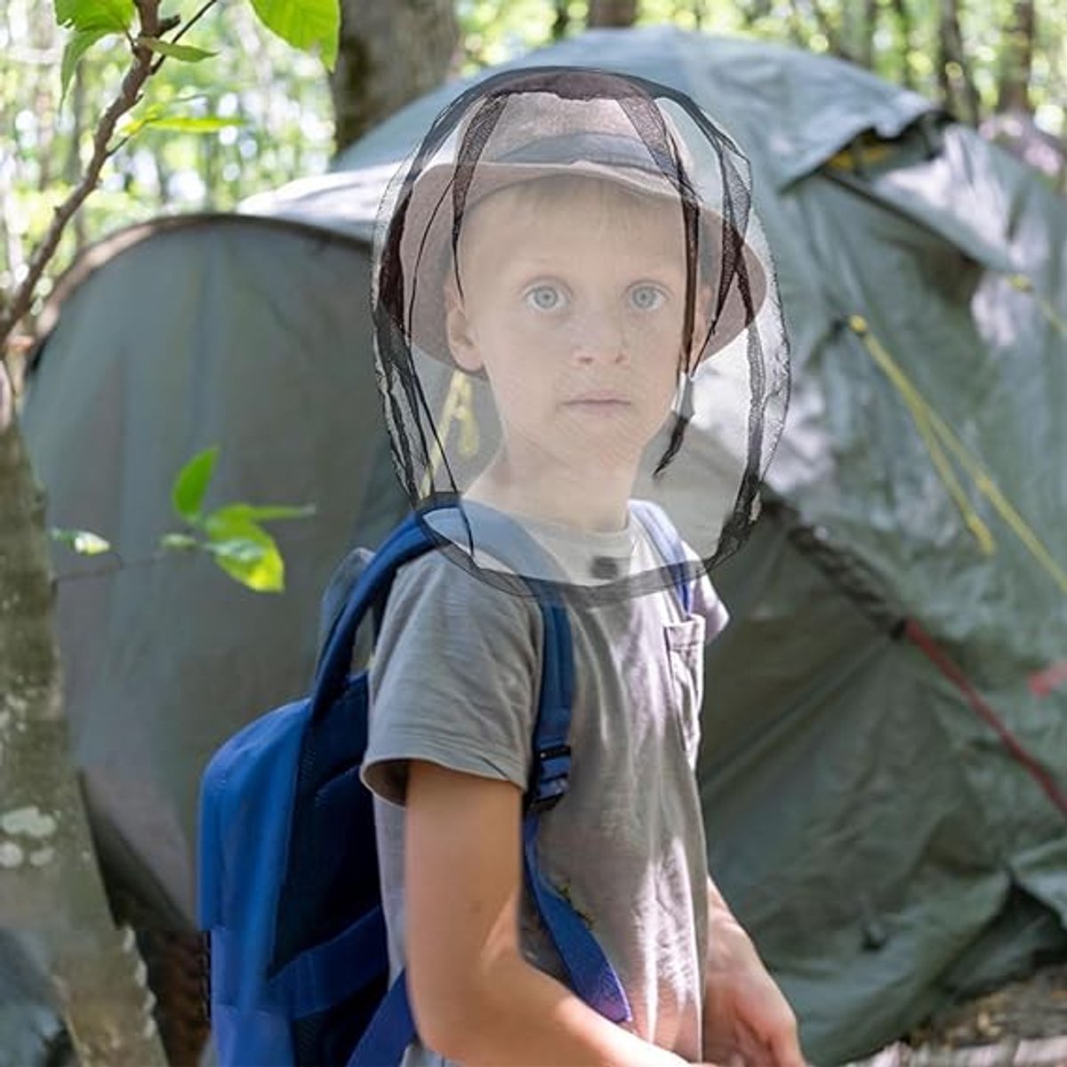 Pieces - Head Net - Anti-mosquito head net - Face protection - Bee hat - Anti-mosquito head net - Beekeeper's hat - Mosquito net - Mosquito head net — image 3