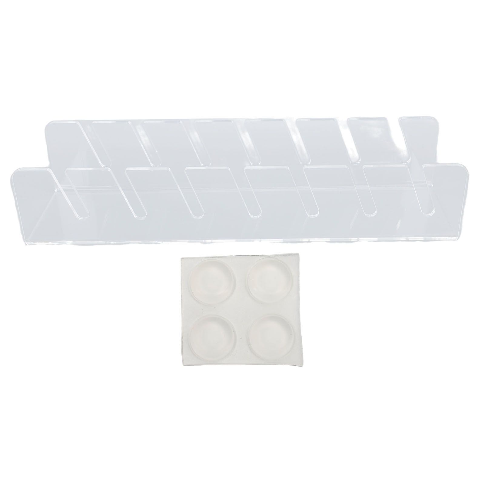 Hat Display Racks Hold 7 Baseball Caps Vertical Display Acrylic Baseball Cap Organizer for Closet Bedroom Transparent
