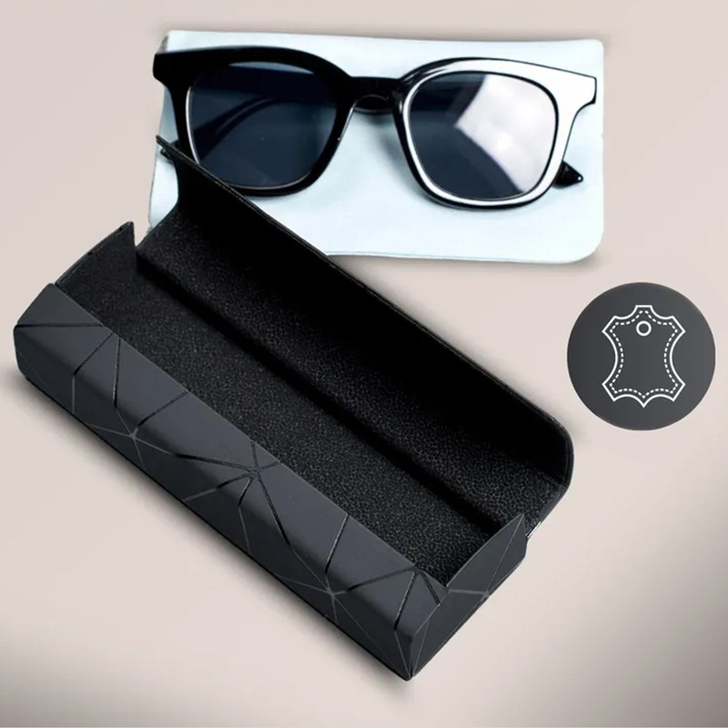 Premium Eyeglass Case - Retro Japanese Style - Sunglass Storage - Fashionable Geometric Pattern - Stylish Eyeglass Case - Durable and Shock-Resistant - Unisex β image 3