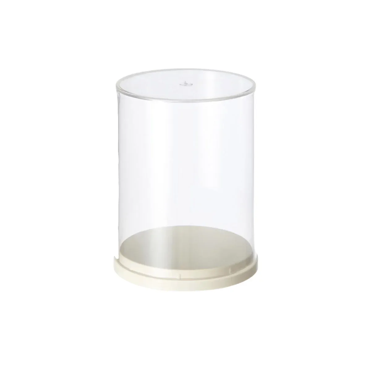 2pcs Clear Acrylic Display Case Transparent Box for Collectibles Dolls Figures - S