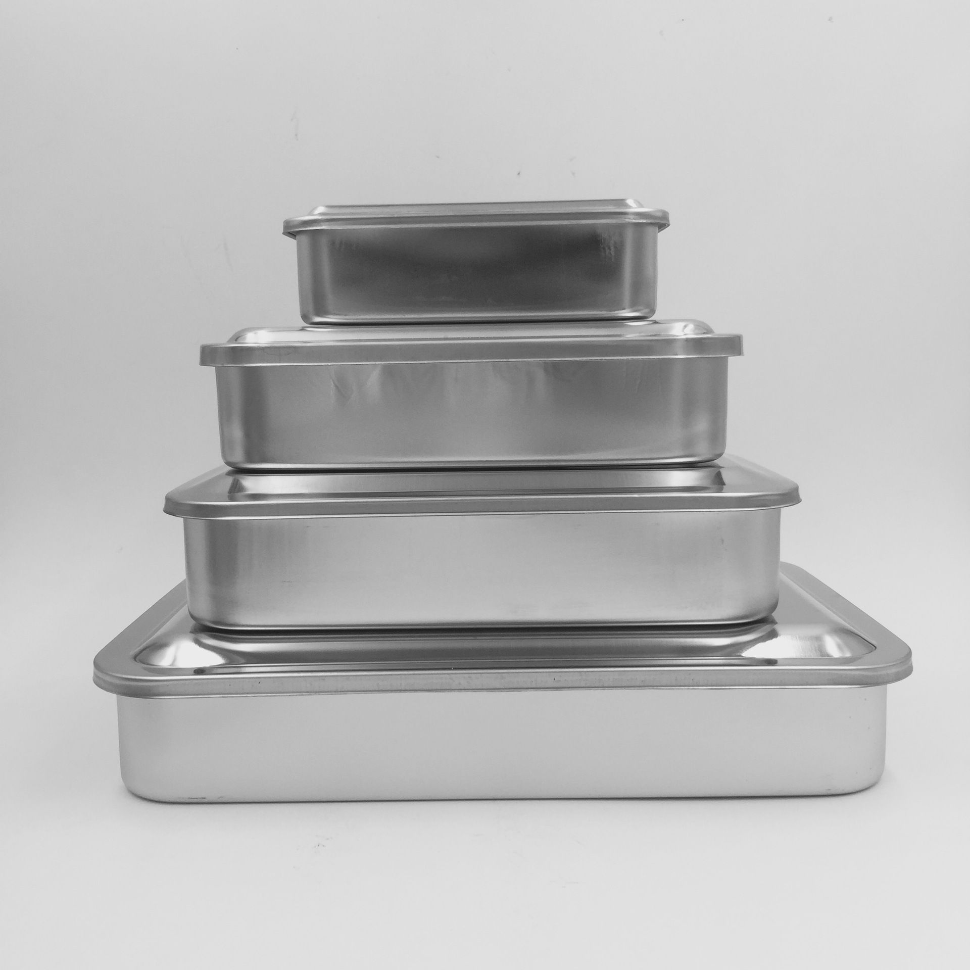 Jinbokang Stainless Steel Sterilization Box Surgical... 8 inch no hole [201 stainless steel]] — image 4