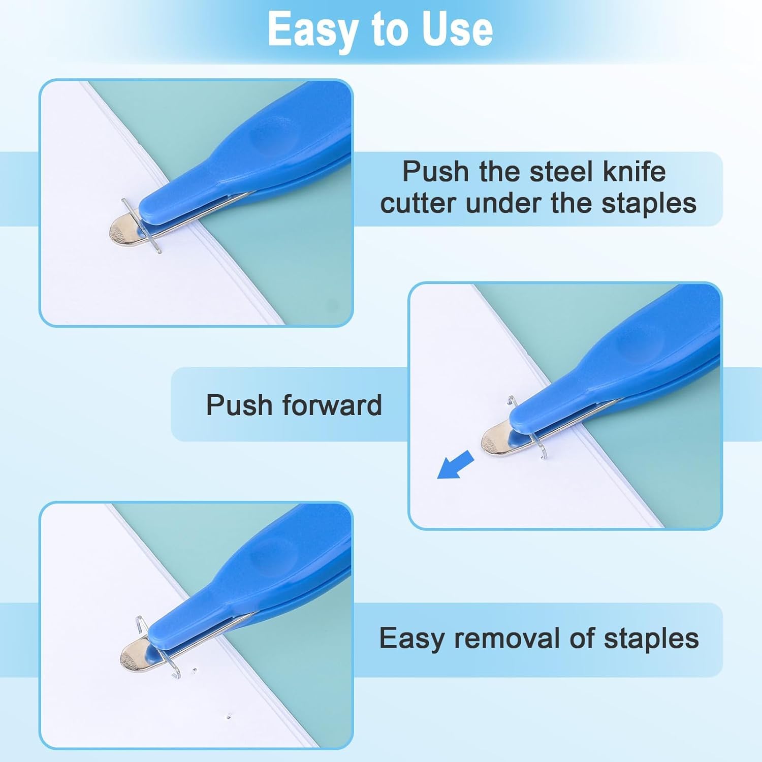 5 Pack Magnetic Staple Remover Tools, Professional Stapler Removers + Garden Tools Sets, Gardening Tool Set with 39.3 in Repotting Mat โ image 3