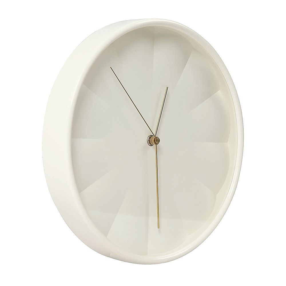 30cm Round Wall Clock Silent Sweep Modern ABS Frame — image 5