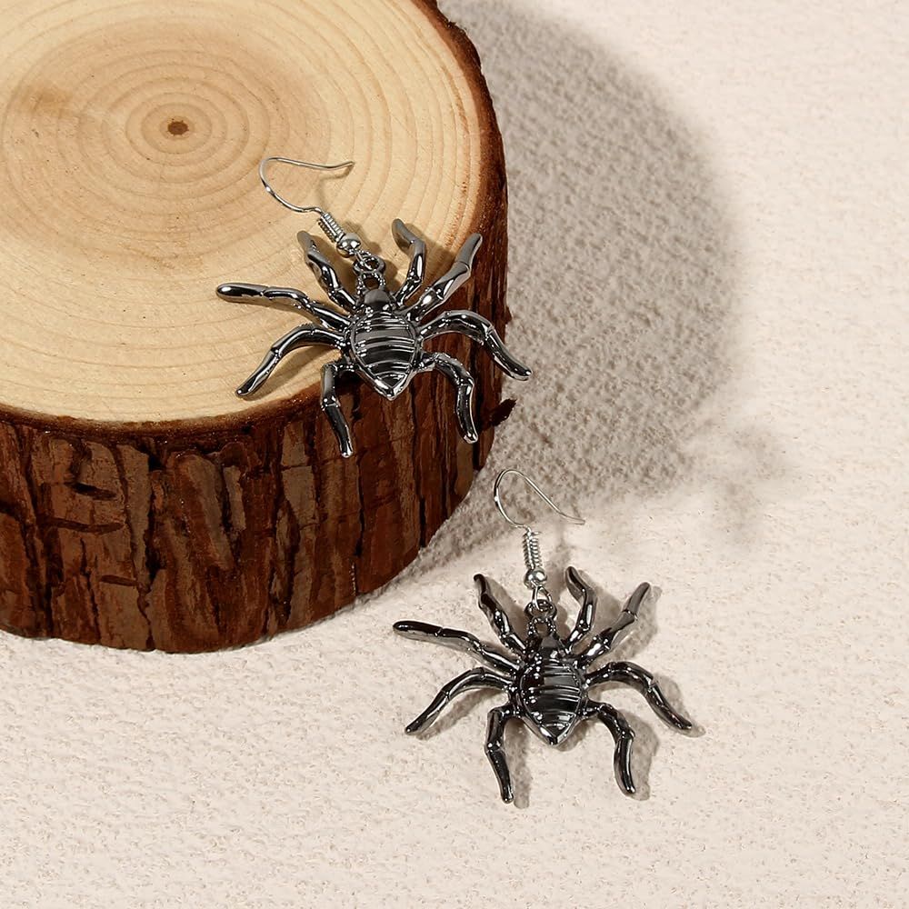 Cute Halloween Spider Dangle Earrings For Women Festival Jewelry Gifts Halloween Theme Costume Party — image 2