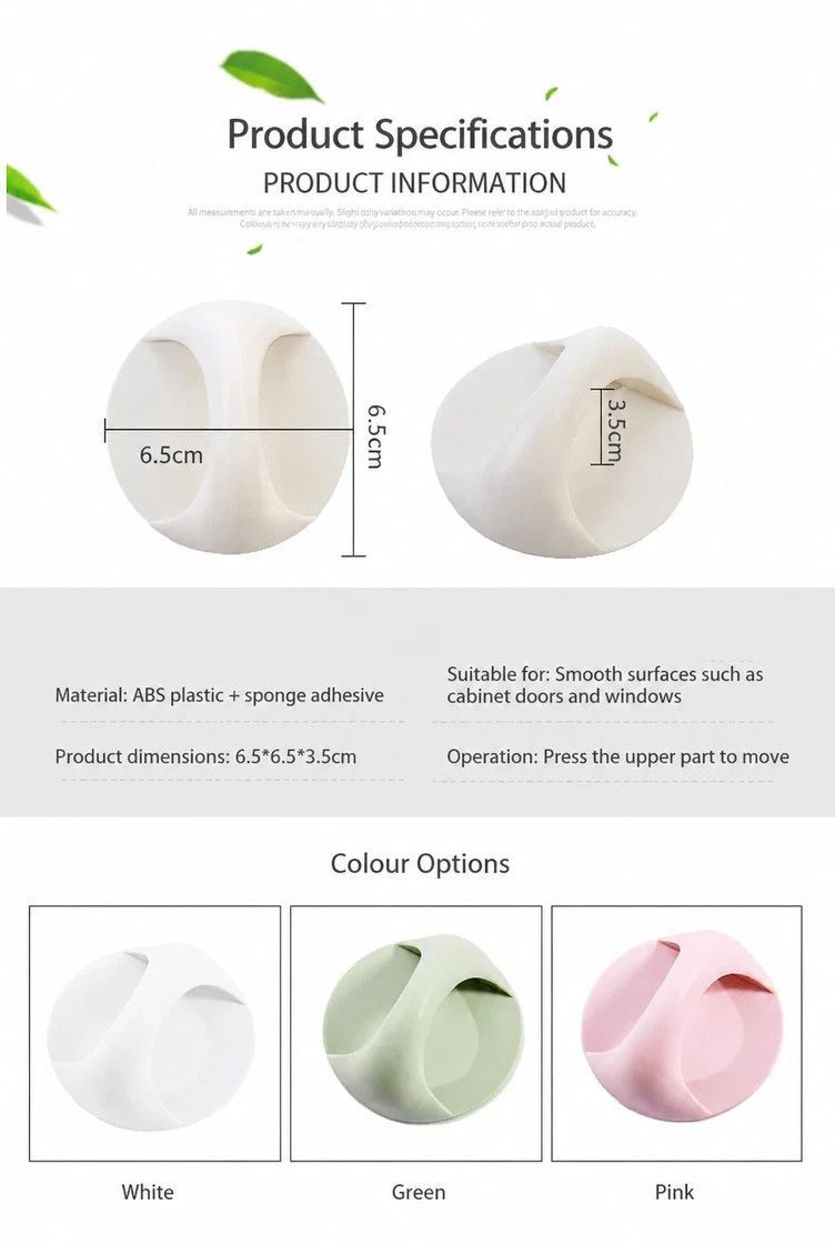 Punch-Free Self-Adhesive Sliding Door Pull Handle, No Drilling Sticky Handle For Wardrobe & Window, Green, 2 Pcs, Convenient Household Accessory Gift ā image 2