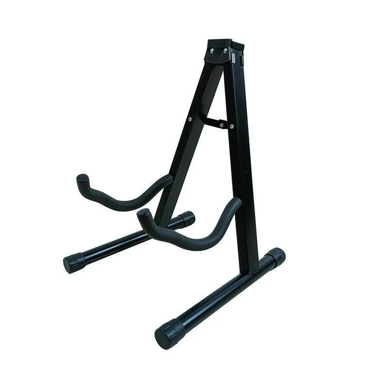 Folding Guitar Stand Floor Rack Electric Acoustic Bass Gig Holder Rack Portable — image 2