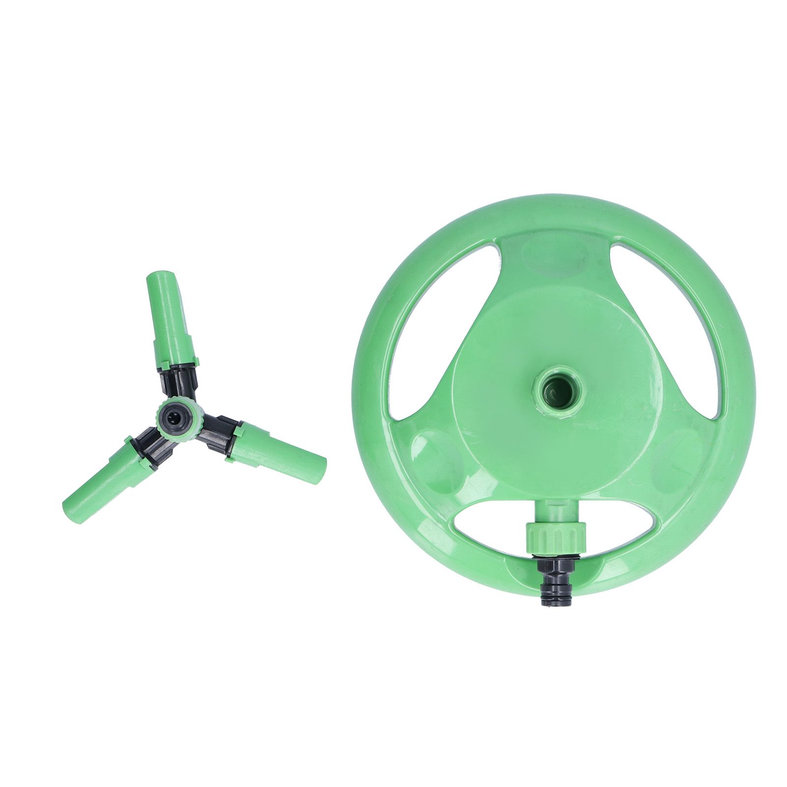 360° Automatic Rotating Water Sprinkler Adjustable Sprayer for Outdoor Garden Lawn Yard Irrigation — image 6