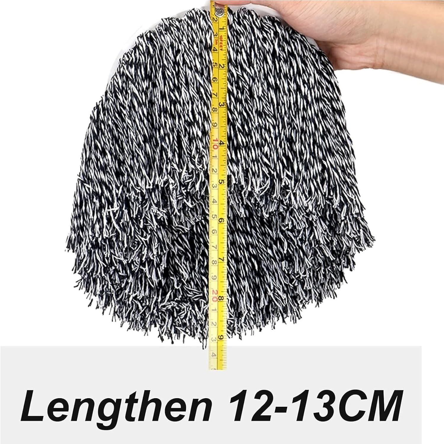 Spin Mop Refill for 360° Cotton Thread Mop Head Replacement - Round Cotton Thread Size Compatible Mop Head for Hardwood,Tile, Marble Floor (Color: B) — image 2