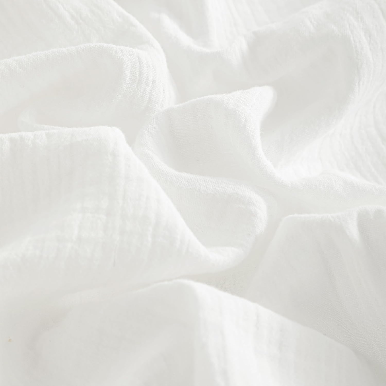 2 Pack Muslin Cott Mini Crib Sheets, Soft and Breathable Double Layer 24 × 38 Baby Crib Sheets for Mini Crib and Toddler Mattresses, Boys, Girls, Unisex — image 3