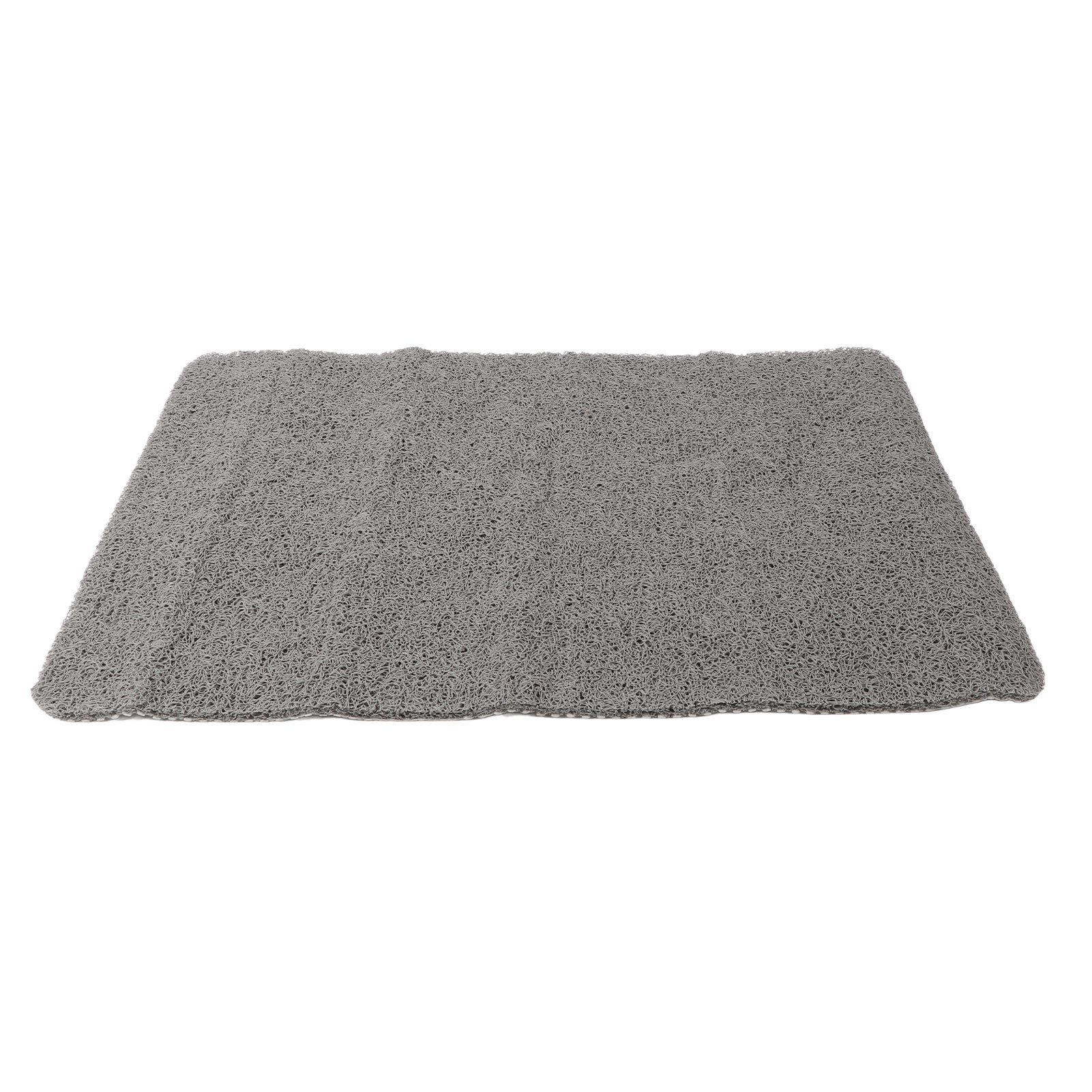 Indoor Non Slip Mat PVC Textured Bath Tub Shower Mat Water Proof Grey Bathroom Rug — image 6