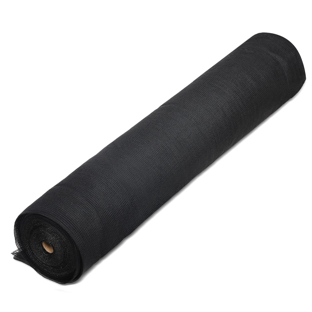Instahut 30% Shade Cloth 3.66x30m Shadecloth Wide Heavy Duty Black — image 3