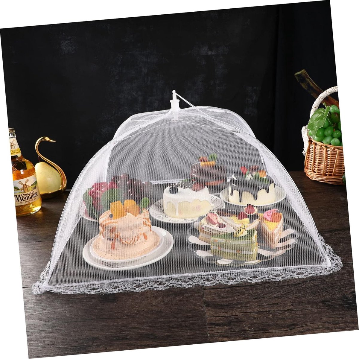 Fly Covers - Foldable Fly Covers 2 Pieces - Fly Cover - Flystopper - Foodcover - Pop Up Insect Net - Fly Covers/Insect Covers - For Barbecues, Picnics and — image 4