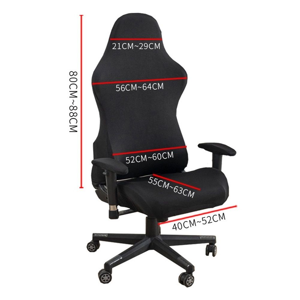 Gaming Chair Cover with Armrest Covers Water Repellent Jacquard Computer Game Chair Slipcover with Attached Arms Cat Scratch Proof Washable โ image 3