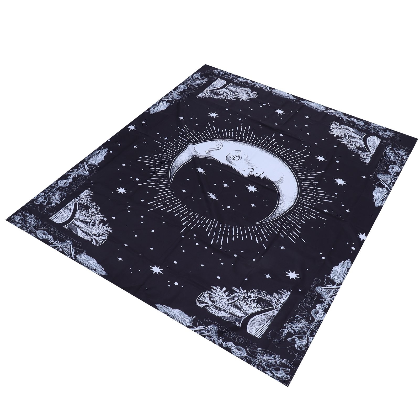 Wall Hanging Tapestry MoonPattern Background Decoration for Living Room Bedroom(150 × 130cm ) — image 2