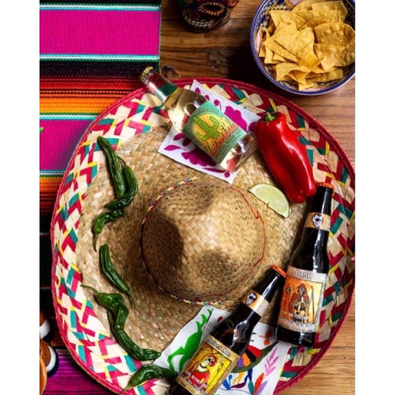 Handwoven Fringe Cotton Blanket Table Runners, Colorful Mexican Stripe Table Runner for Mexican Party Decorations, 14in x 84in — image 4