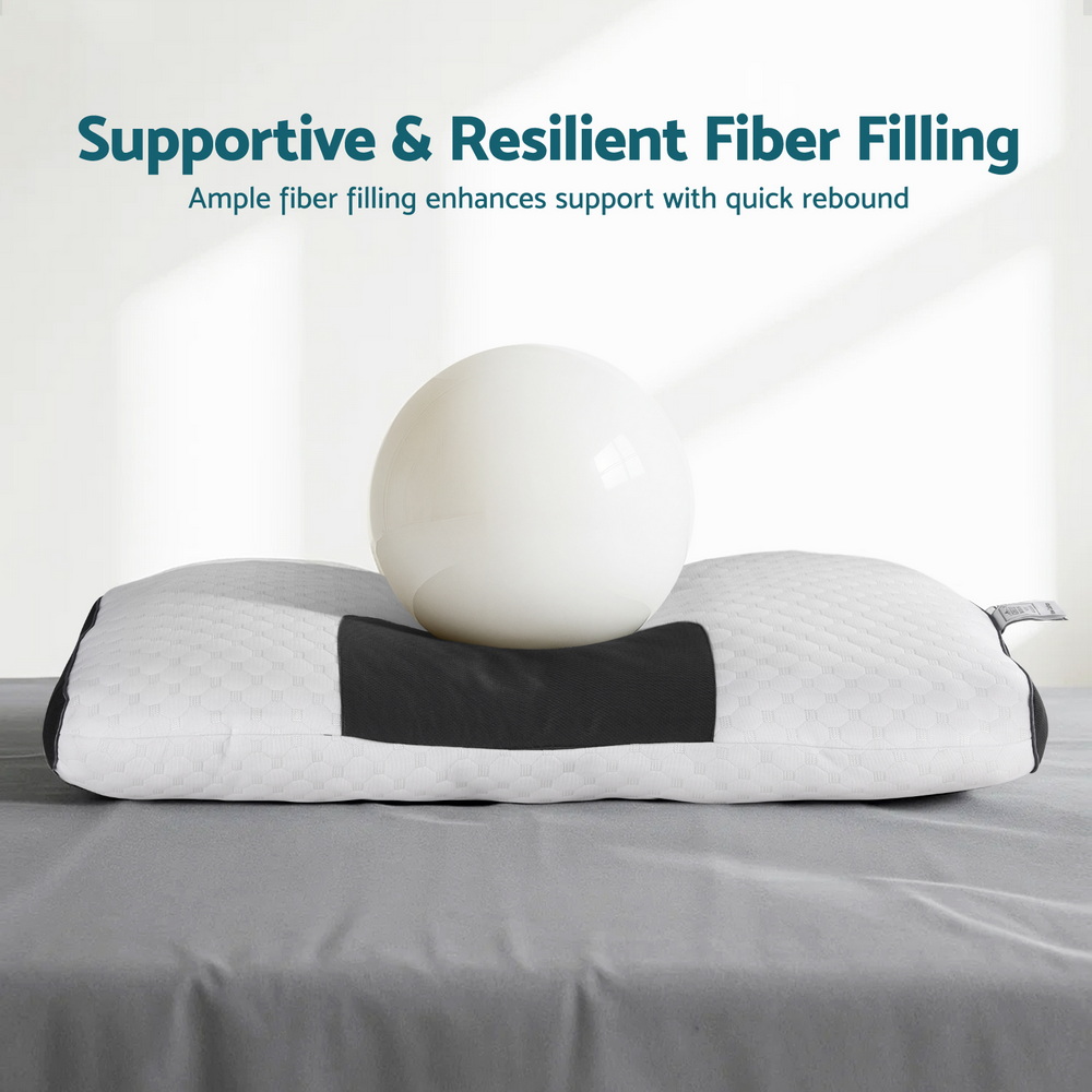 Giselle Bedding Contour Pillow Ergonomic Neck Pillow 48X73CM โ image 4