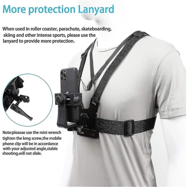 Universal Mobile Phone Clamp Compatible with Action Camera Pov Gopro Samsung Iphone Holder & Tripod null none-WELLNGS — image 3
