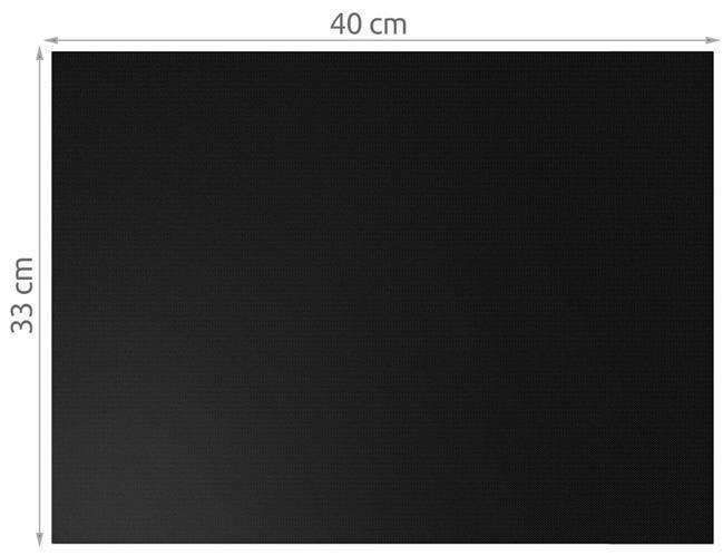 3pcs Non Stick Grill Mat Oven Baking Mat, 40x33cm, Black โ image 5