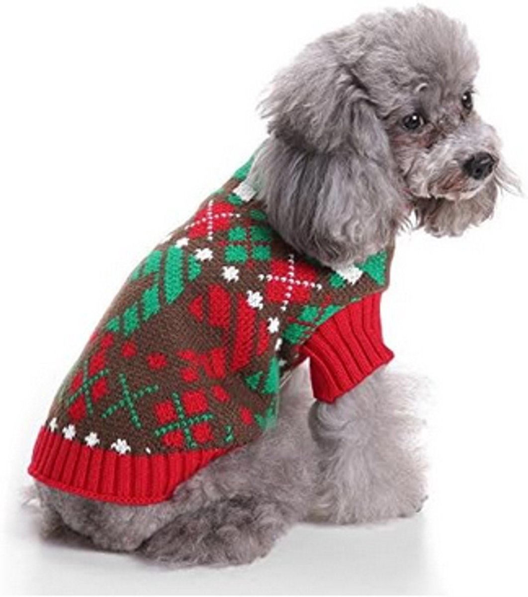 Dog Sweater - Dog Coat - Pet Dog Turtleneck Sweater - Christmas Turn-Up Sweater - Puppy Clothes - Christmas Decorations - Perfect for Small Dogs - Medium-Sized — image 2