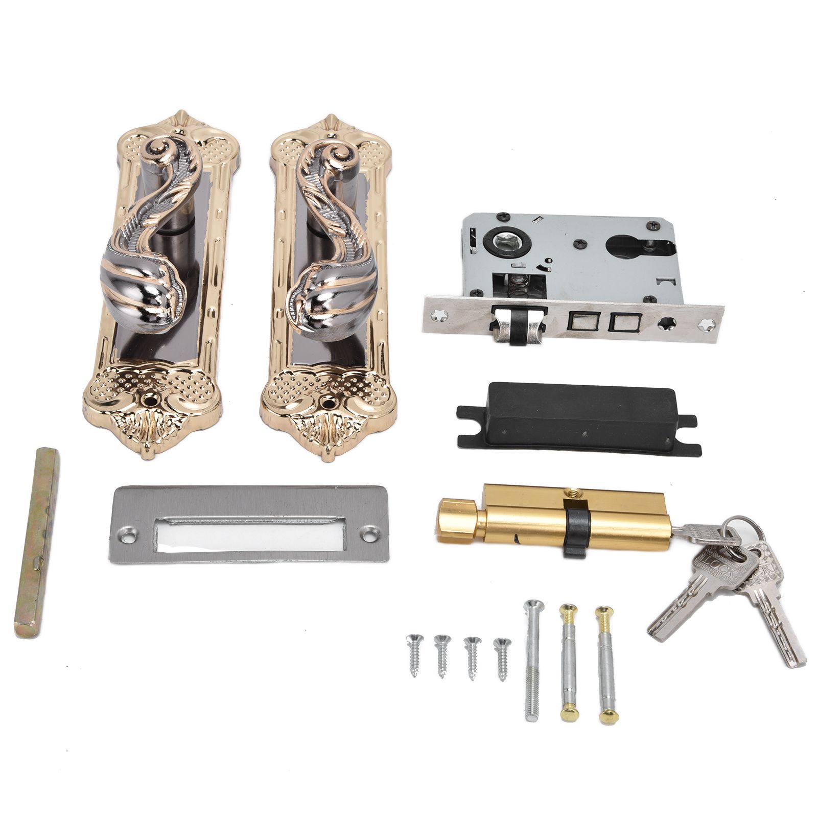 Door Handle Lock Silent Lock Bearing Safety Lever Handle Reversible Bedroom Door Lock — image 4