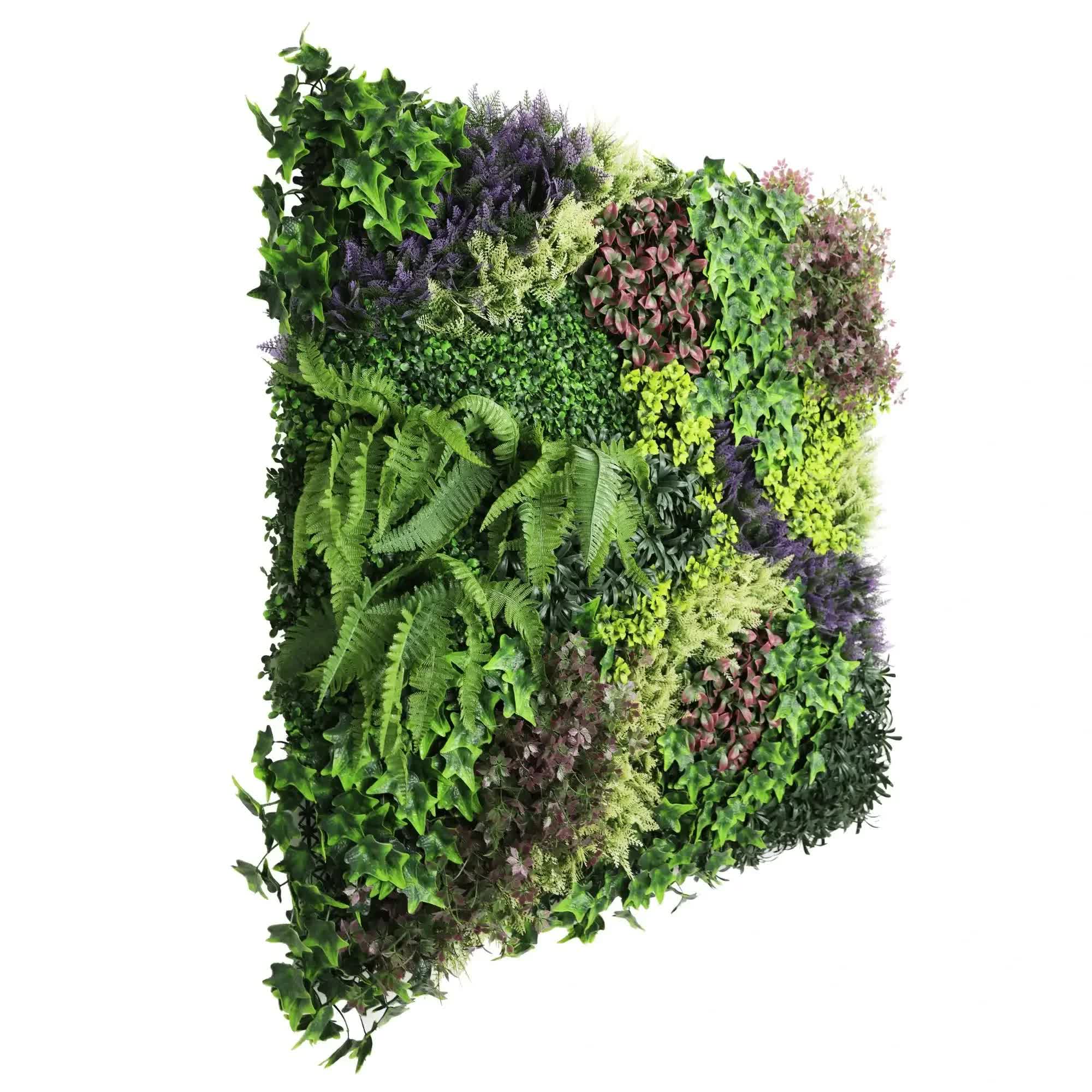 Lush Botanical Mosaic Artificial Vertical Garden / Green Wall Panel 1m x 1m UV Resistant โ image 5